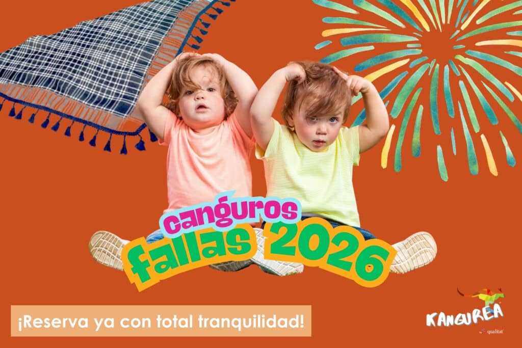 Kangurea: canguros de confianza para Fallas 2026 en Valencia